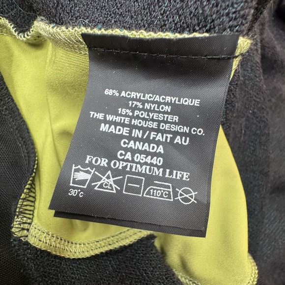 Sympli Fuzzy Tunic Zipper Cardigan Multi Fabrics Green/Black Zippered Pockets 14 - Picture 3 of 7